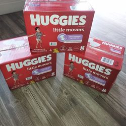 3 BOX OF HUGGIES Little Moves