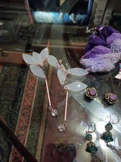 6 pair vintage earrings