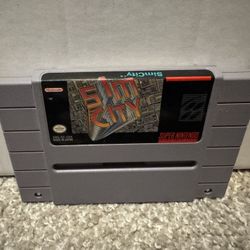 Sim City For Super Nintendo 
