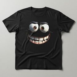 Creepy-Cute Smiling Face Tee
