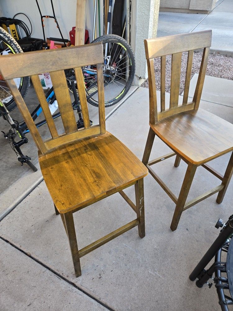 Wooden Bar Stool