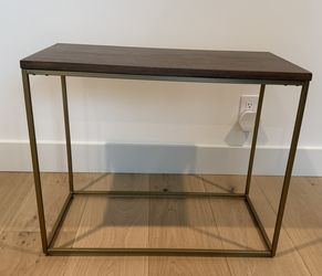 West Elm Streamline side tables (2)