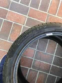 295/35/20 Pirelli cinturato p7 all season