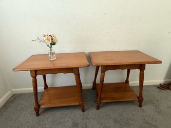 Side tables (solid wood