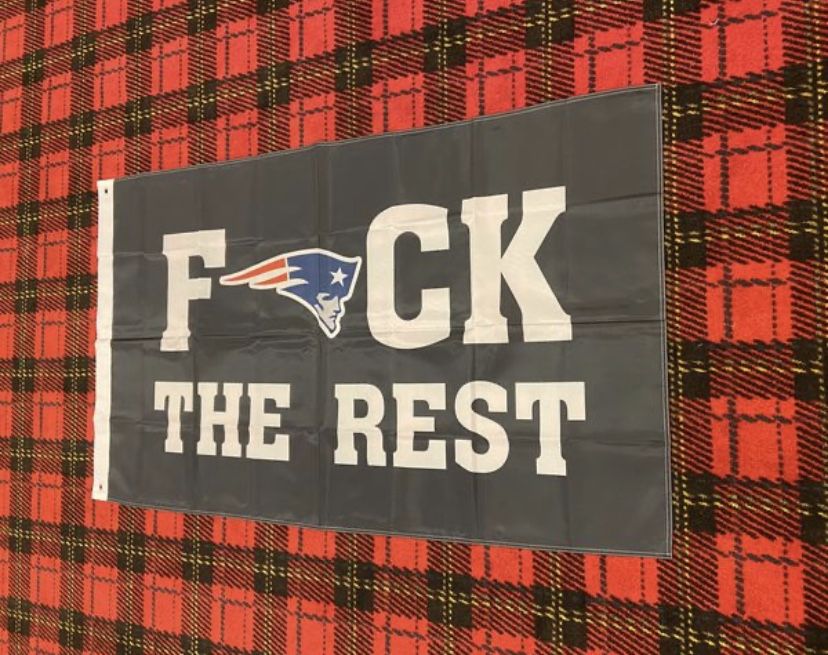 Brand new New England Patriots banner flag #8992220