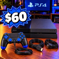 Sony PlayStation 4 Console + Wired Controller - PS4