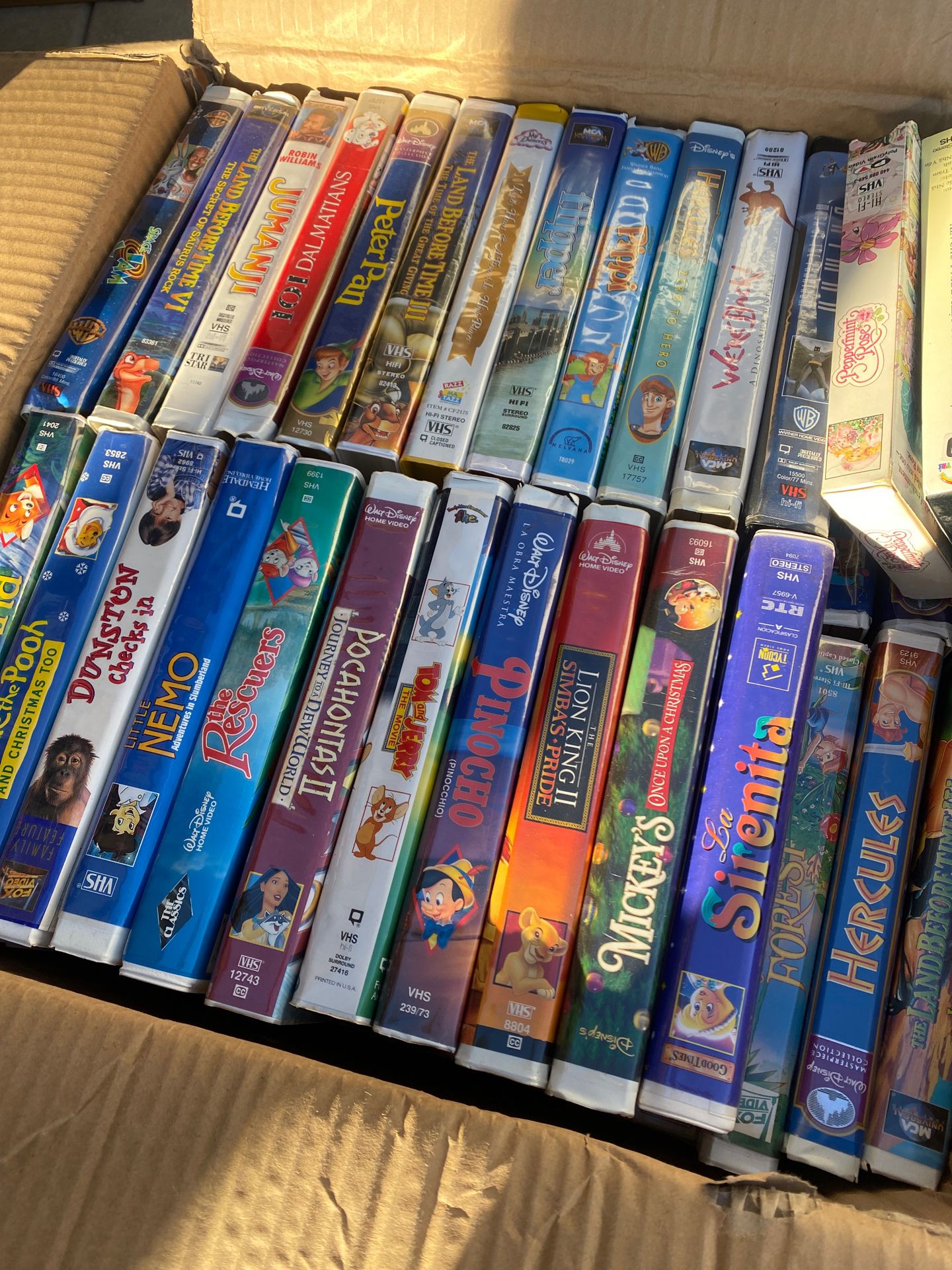 VHS TAPES (6 boxes) make me an offers