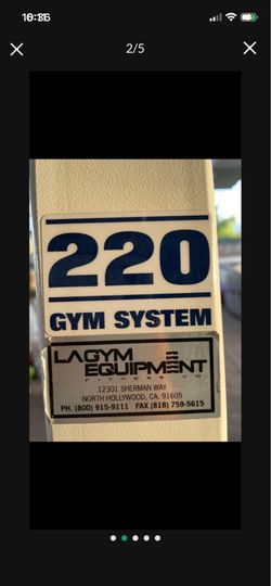 Lightly Used Body Solid Home Gym