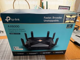 TP-Link Archer AX6000 Wi-Fi 6 Router - Ultra Fast & Great Range