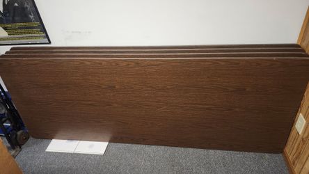 8ft  Table folded legs