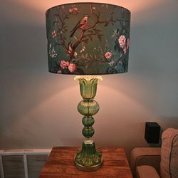 2 Green Lamps