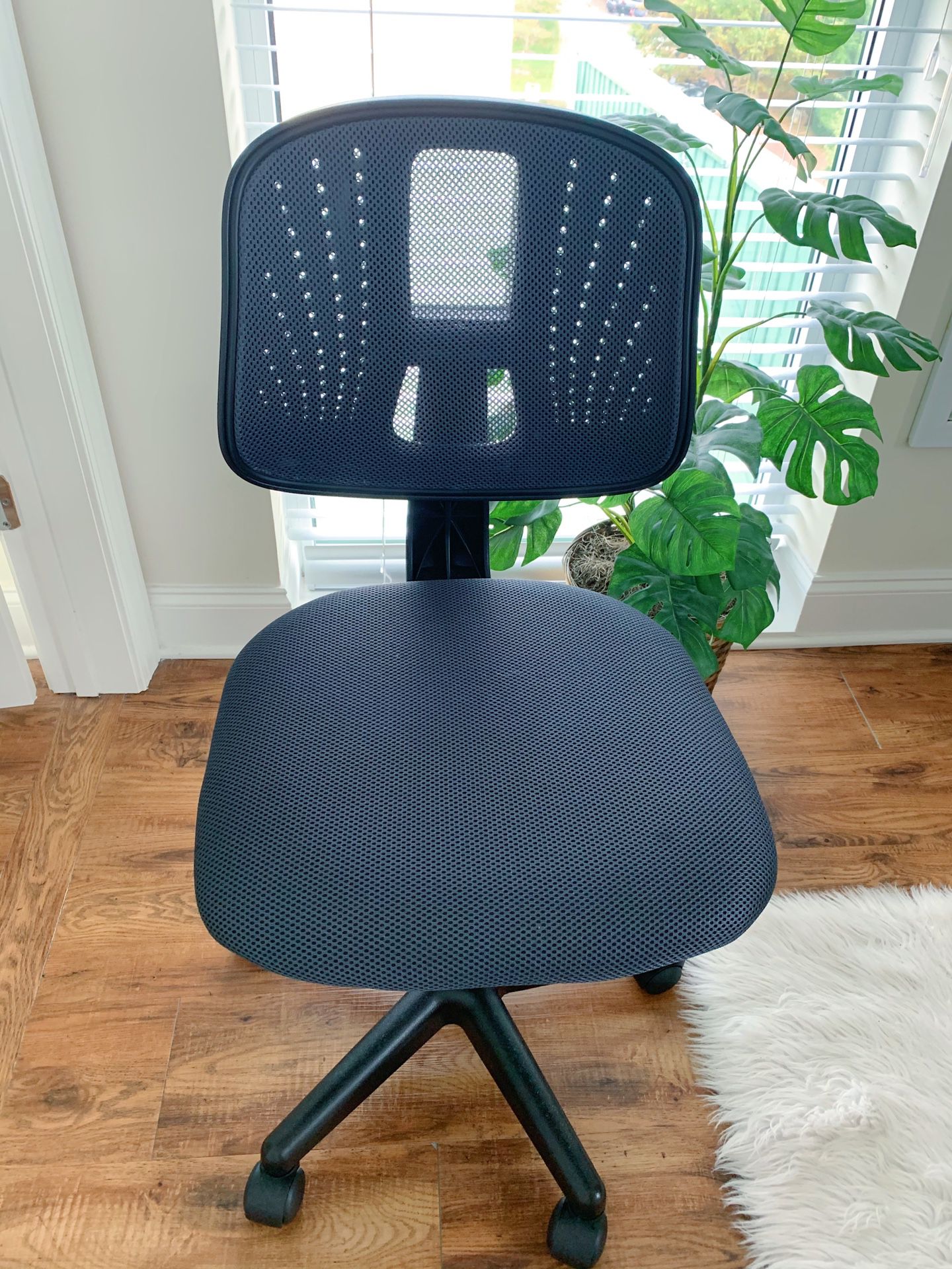 Wayfair Grey Swivel Desk Chair with Adjustable Height