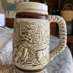 Vintage 1983 Avon Mini Western Stein 
