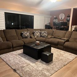 Sofa Set W/Recliners