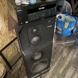 Speaker And Radio Player 