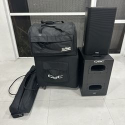 QSC sound system bundle