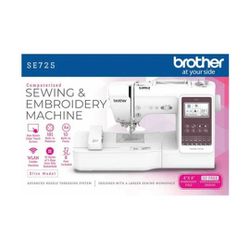 BROTHER Sewing and Embroidery Machine with Wireless LAN Connectivity (Model: SE725)