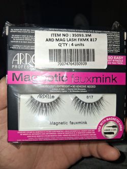 Magnetic faux mink lashes Qty-4 packs 8 lashes total