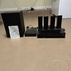 Sony Surround Sound Front, Rear, Center, and Subwoofer