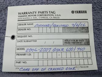 2006-2007 GSXR 600/750 Throttle bodies.