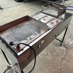 Taco Stand With Deep Fryer 