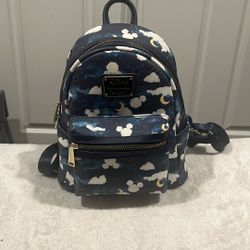 Loungefly Disney Mickey Mouse Clouds Mini Backpack