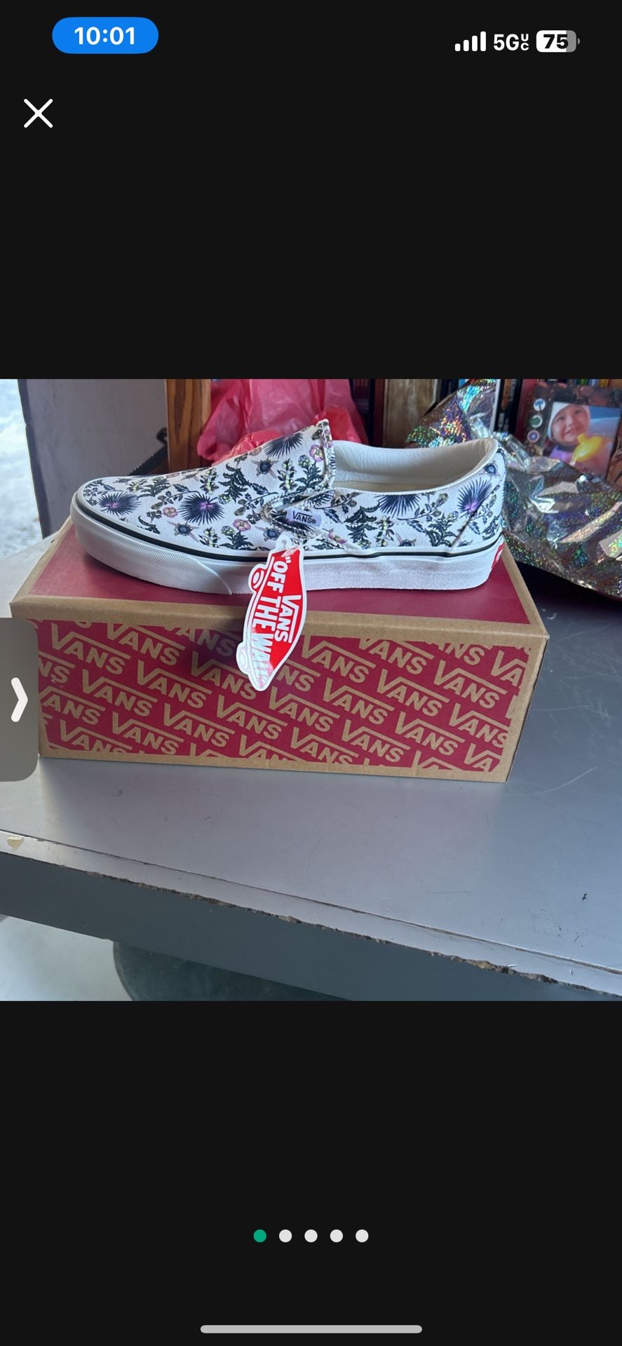 Vans Paradise Floral Classic Slip On