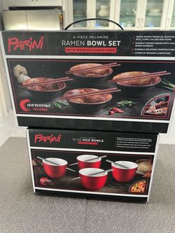 Ramen Bowl set with wooden chopsticks