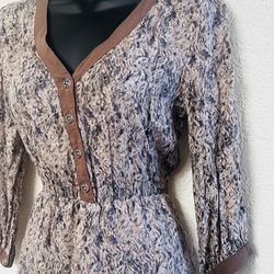 LOVE 21, Multicolor V-Neck Dress, Size XS