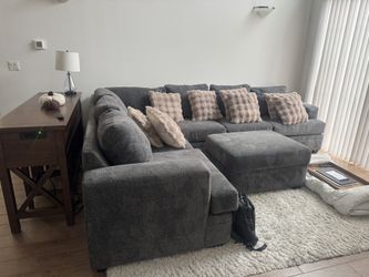 Sofa Set With Ottoman