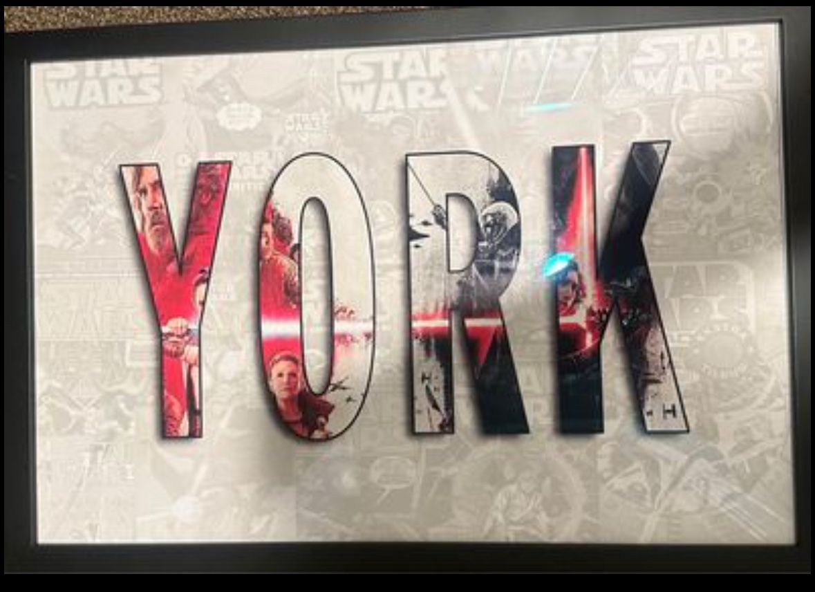 Star Wars Themed Framed poster