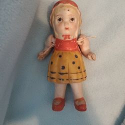 Vintage/antique Bisque Penny Doll 1930s Japan