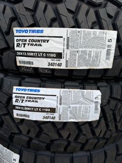 Toyo R/T Trail 38x12.50R17 Tires ( Set of 4 ) 🔥🔥🔥
