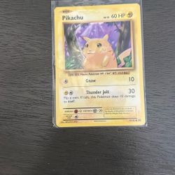 pikachu 2016 card