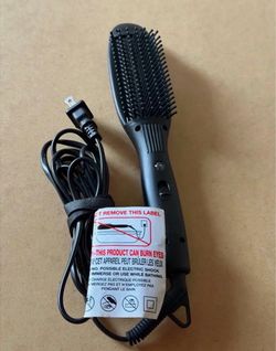 electric hair straightening brush