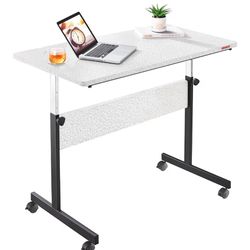 Adjustable Rolling Desk for Home Office – Great Condition