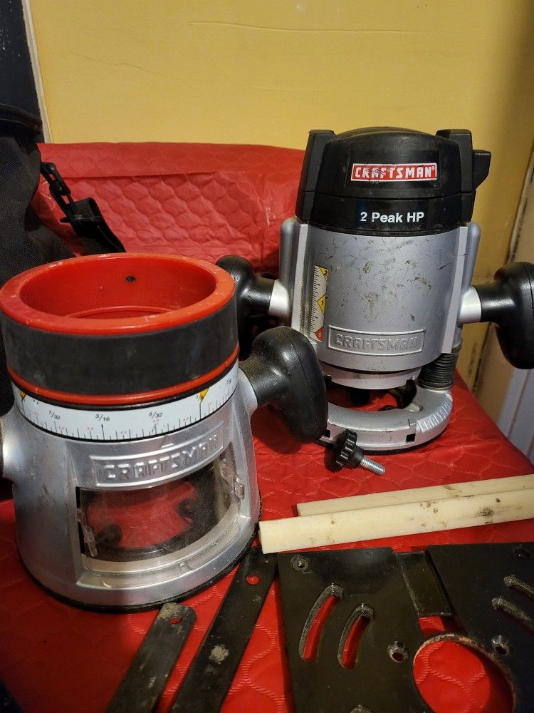 Craftsman 2 Peak HP Router Set