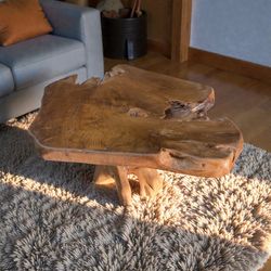 Teakroot Solid Wood Coffee Side End Table 