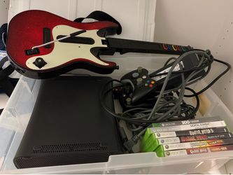 Xbox 360 Guitar Hero + Games