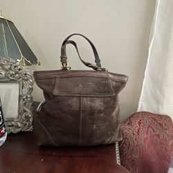 Brown Coach Bag 