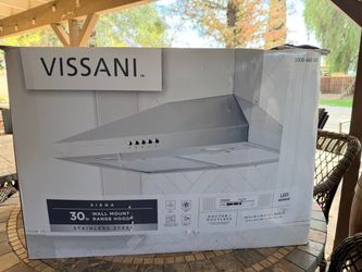 Vissani Siena 30-Inch Stainless Steel Wall Mount Range Hood