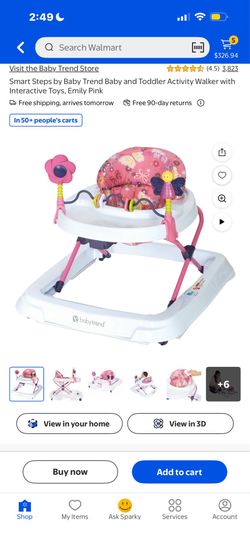 Baby girl walker