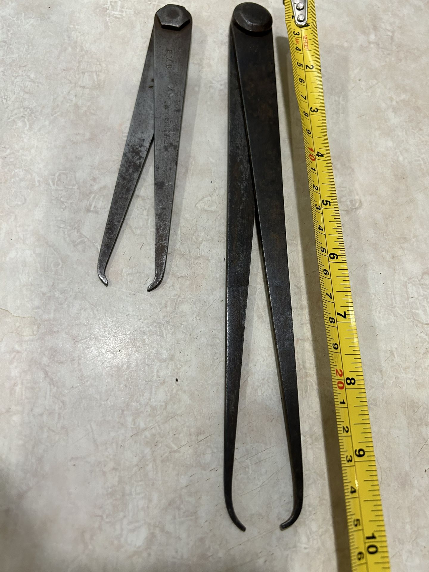 2 Vintage Calipers Dividers