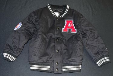 Gap Kids Black Varsity Letterman Jacket