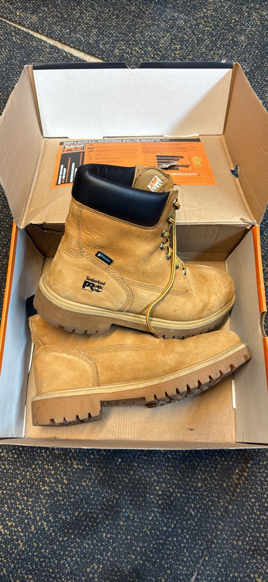 Timberland PRO 6“ waterproof Men's Work Boots (Size 12)
