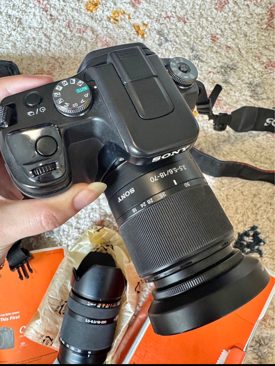 Sony Camera A100 bundle.