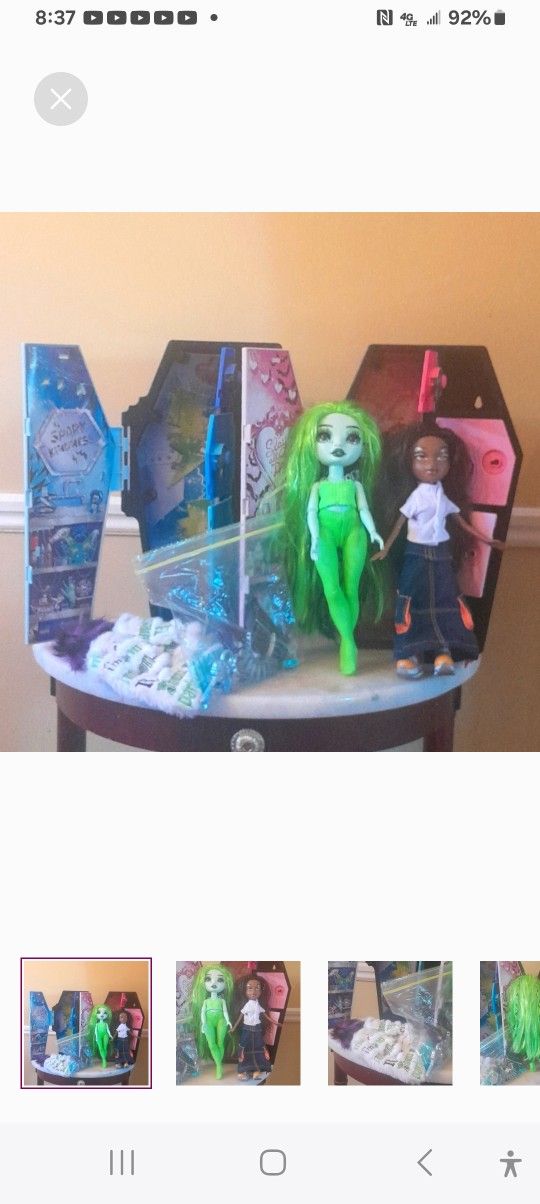 Bratz Sasha and Shawdow High Dolls and Lockers