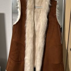 Fur Vest Douvle Side