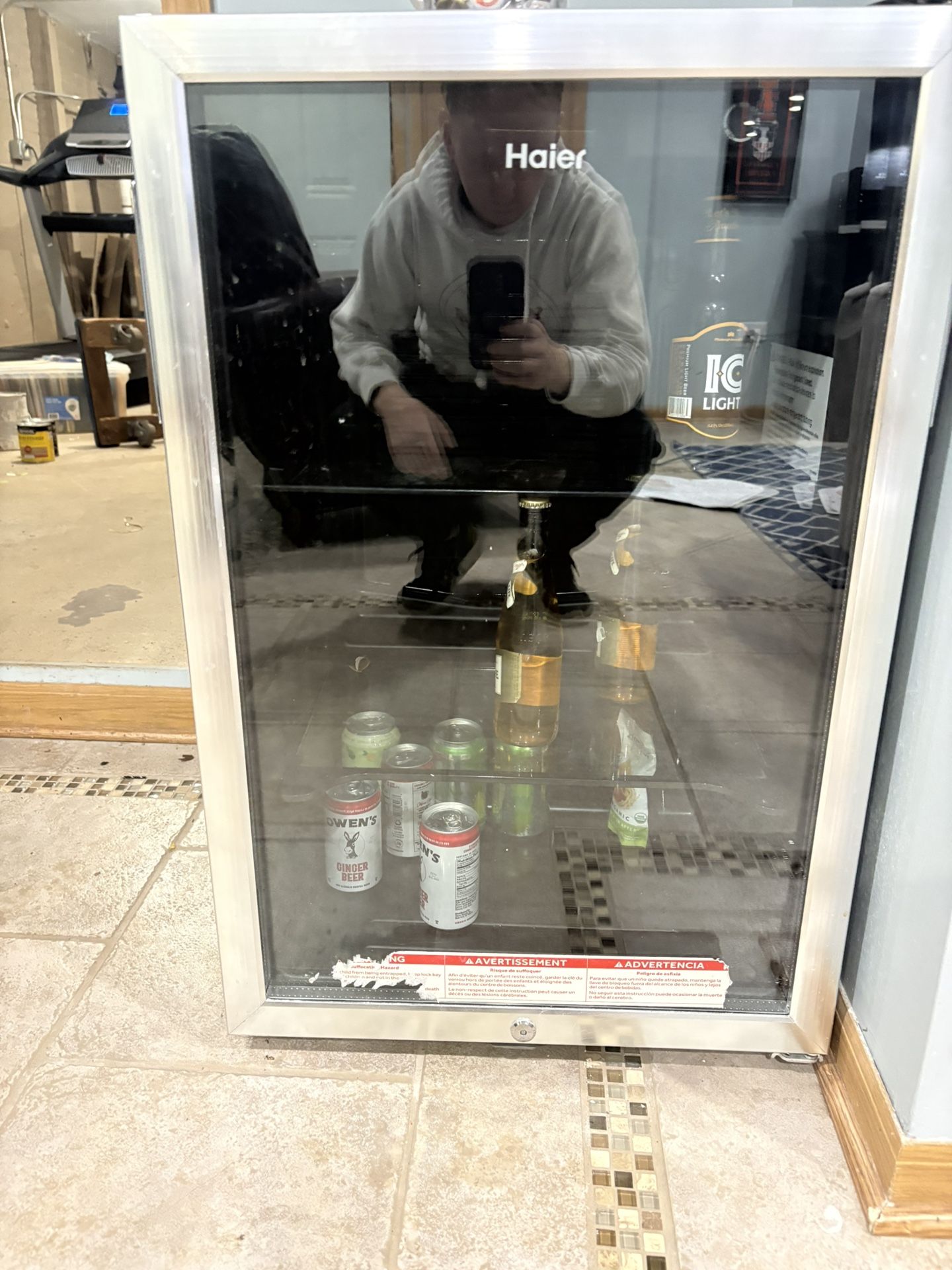 Haier beverage fridge