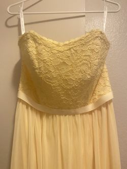 Yellow Bridesmaid Dress - Size 4